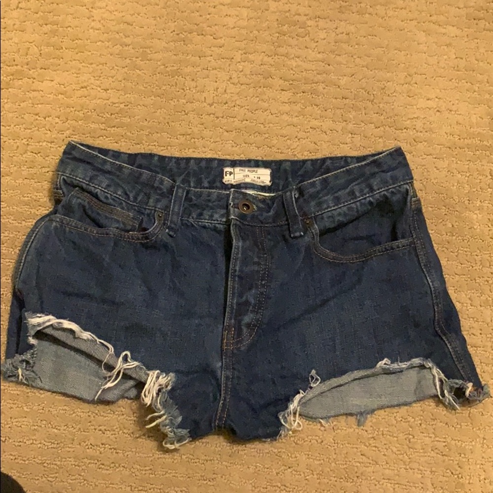 Free People Jean Shorts